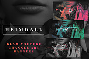 Heimdall Youtube Channel Art Banners, a Social Media Template by RussGFX (Thumbnail 1 of 8)