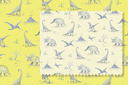 Dinosaurs Neutral Pattern, a Pattern Graphic by Lady Bruniere Design (Thumbnail 8 of 17)