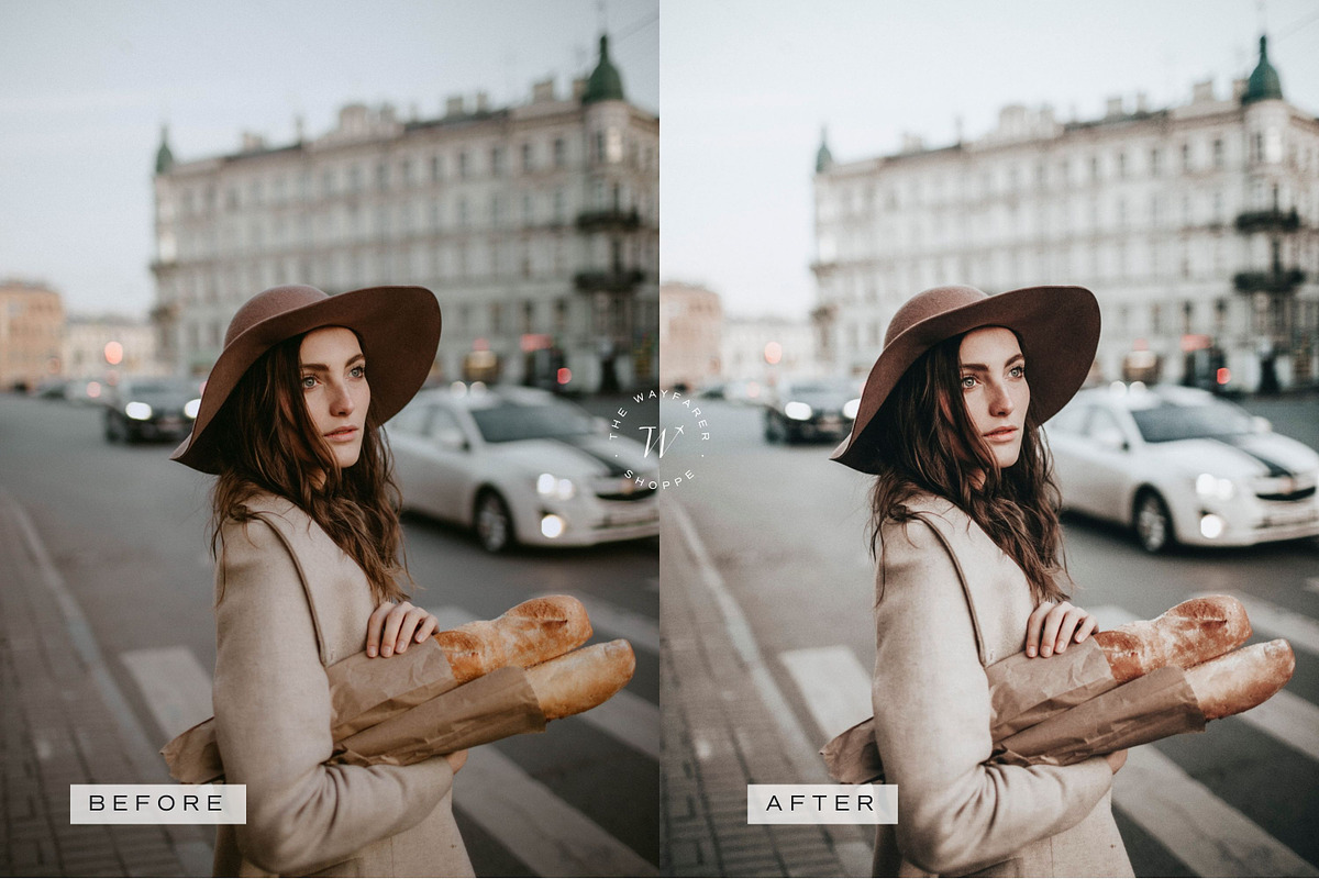 5 Moody Blogger Lightroom Presets, a Preset Add-On by TheWayfarerShoppe (Photo 6 of 17)