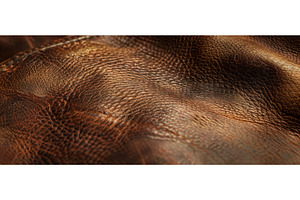 Close-Up of Brown Aged Leather with, a Background Photo by piter.goskov