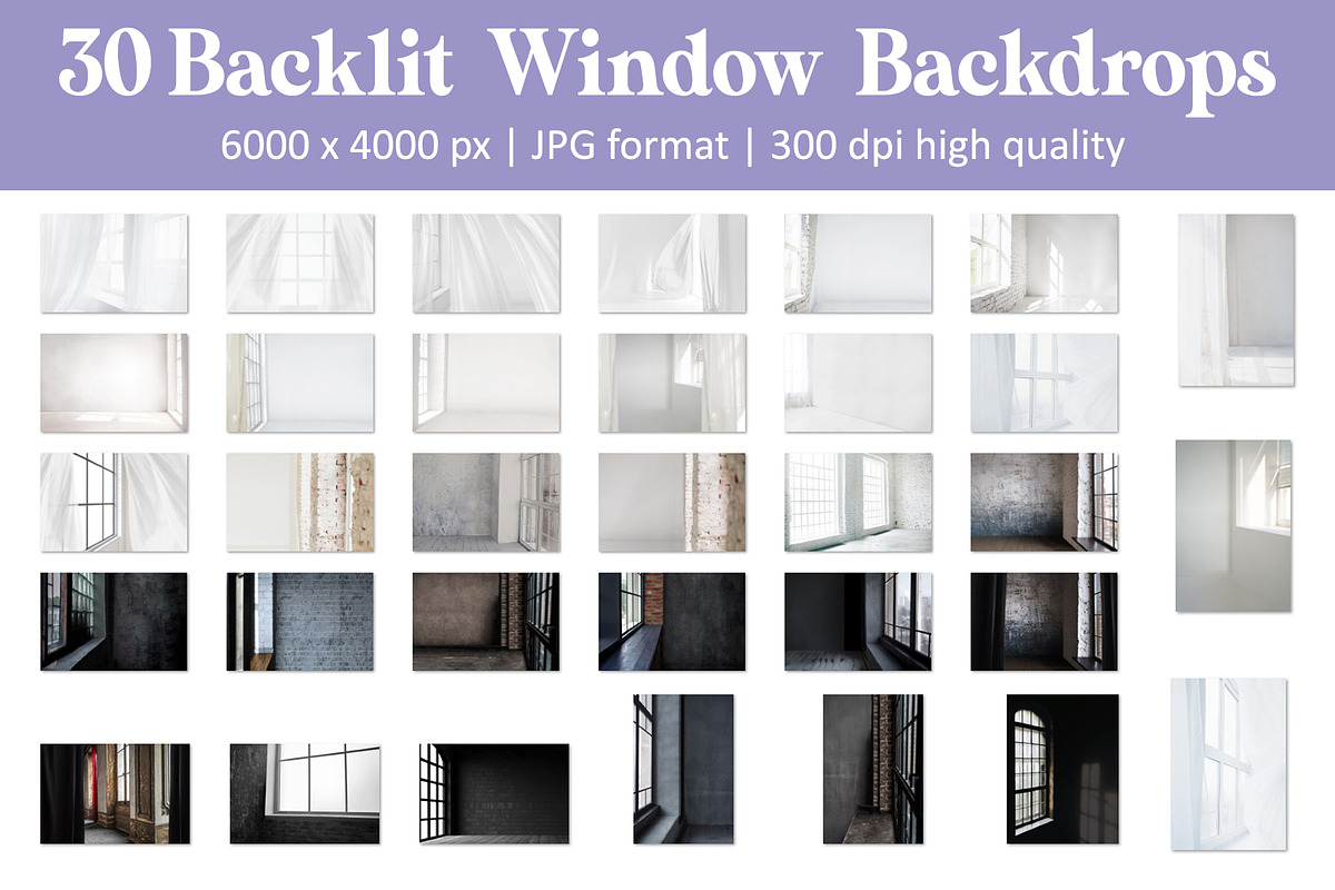 Backlit Window Backdrops, an Object Graphic by DreamyOverlay (Photo 5 of 5)