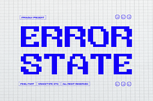 Error State | Pixel Font