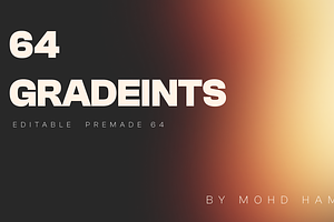 64 Editable Gradient Pack FIGMA FILE