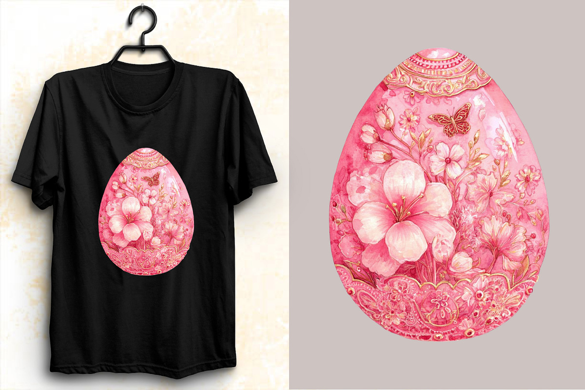 Whimsical Aster Egg Clipart Bundle., an Illustration by SVGArt (Photo 2 of 7)
