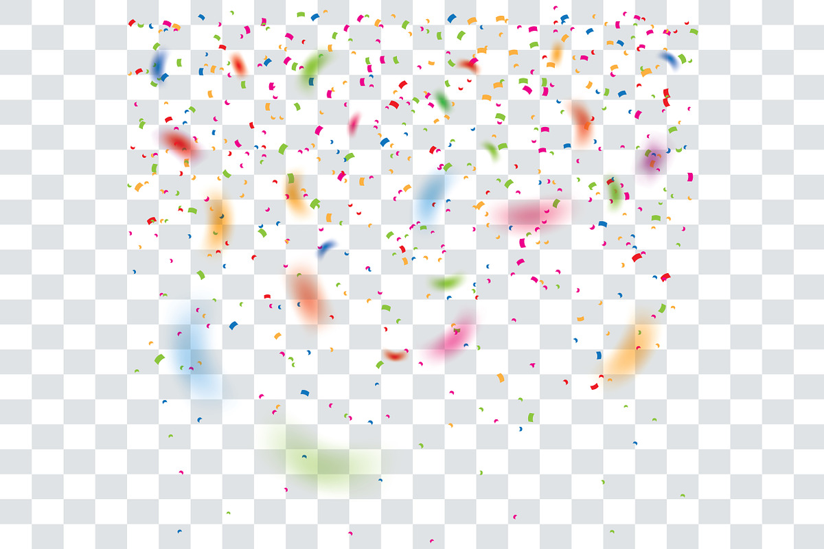 Falling confetti, a Decorative Illustration by Leone_v (Photo 2 of 2)