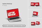 Laptop Mockup, a Mac Mockup by seramoe (Thumbnail 1 of 5)