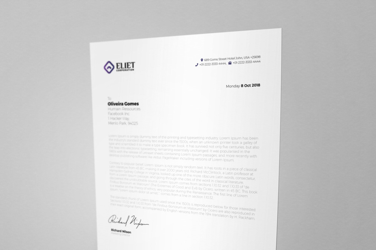 Letterhead, a Stationery Template by Design'sTRIBE (Photo 5 of 6)