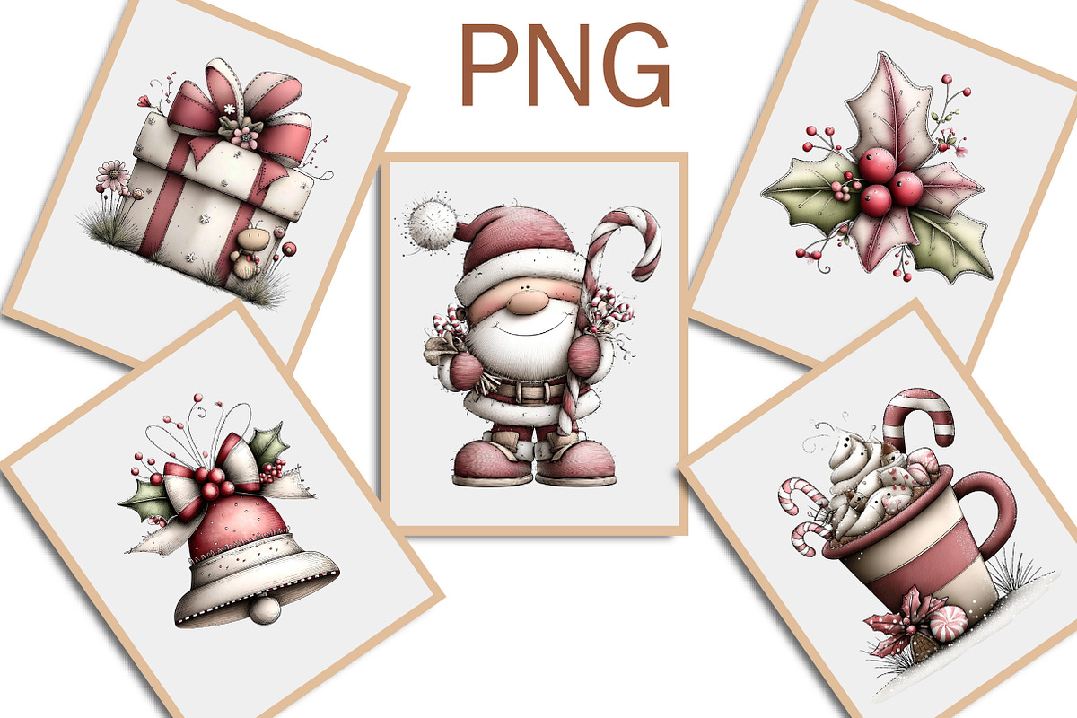 Whimsical Christmas Clipart, an Illustration by Libby Wishes (Photo 4 of 6)