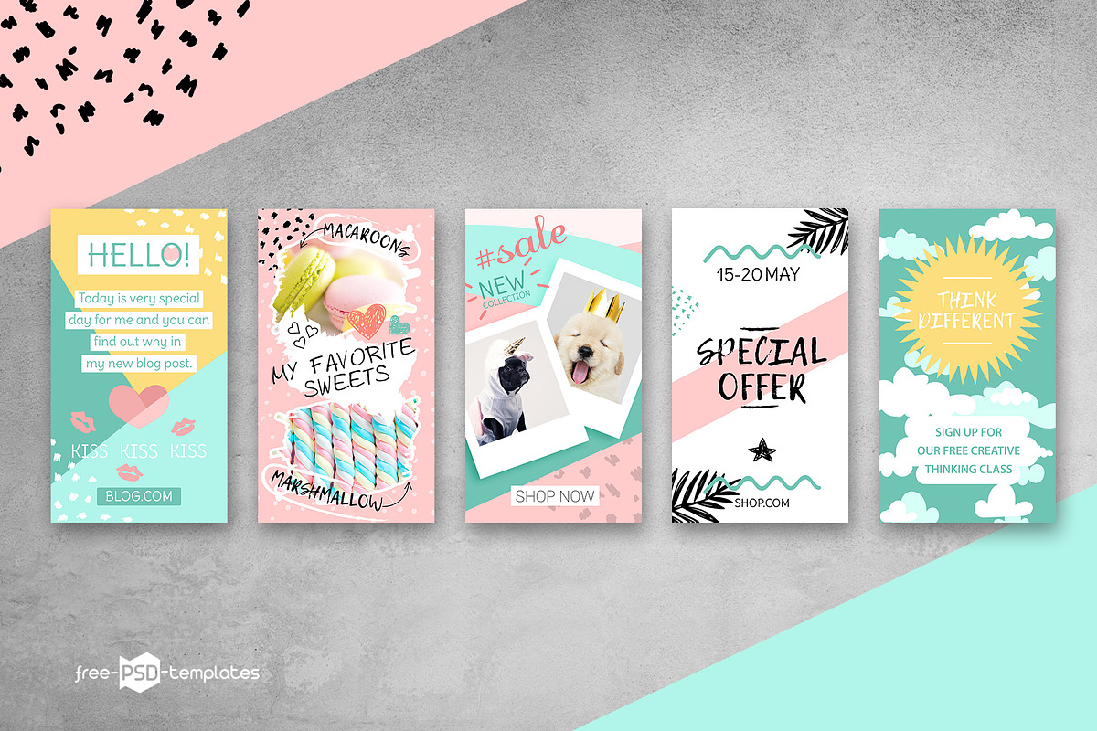 10 Animated Instagram Stories, a Social Media Template by Free-PSD-Templates (Photo 6 of 6)