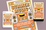Summer Music Festival Flyer Set, a Flyer Template by Annora Studio (Thumbnail 4 of 6)