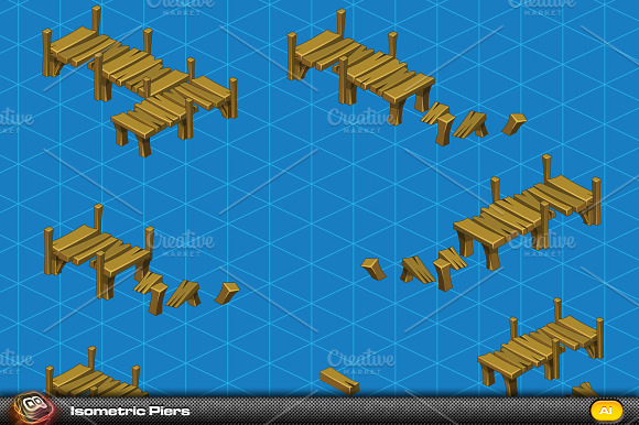 Piers Isometric Elements preview 3