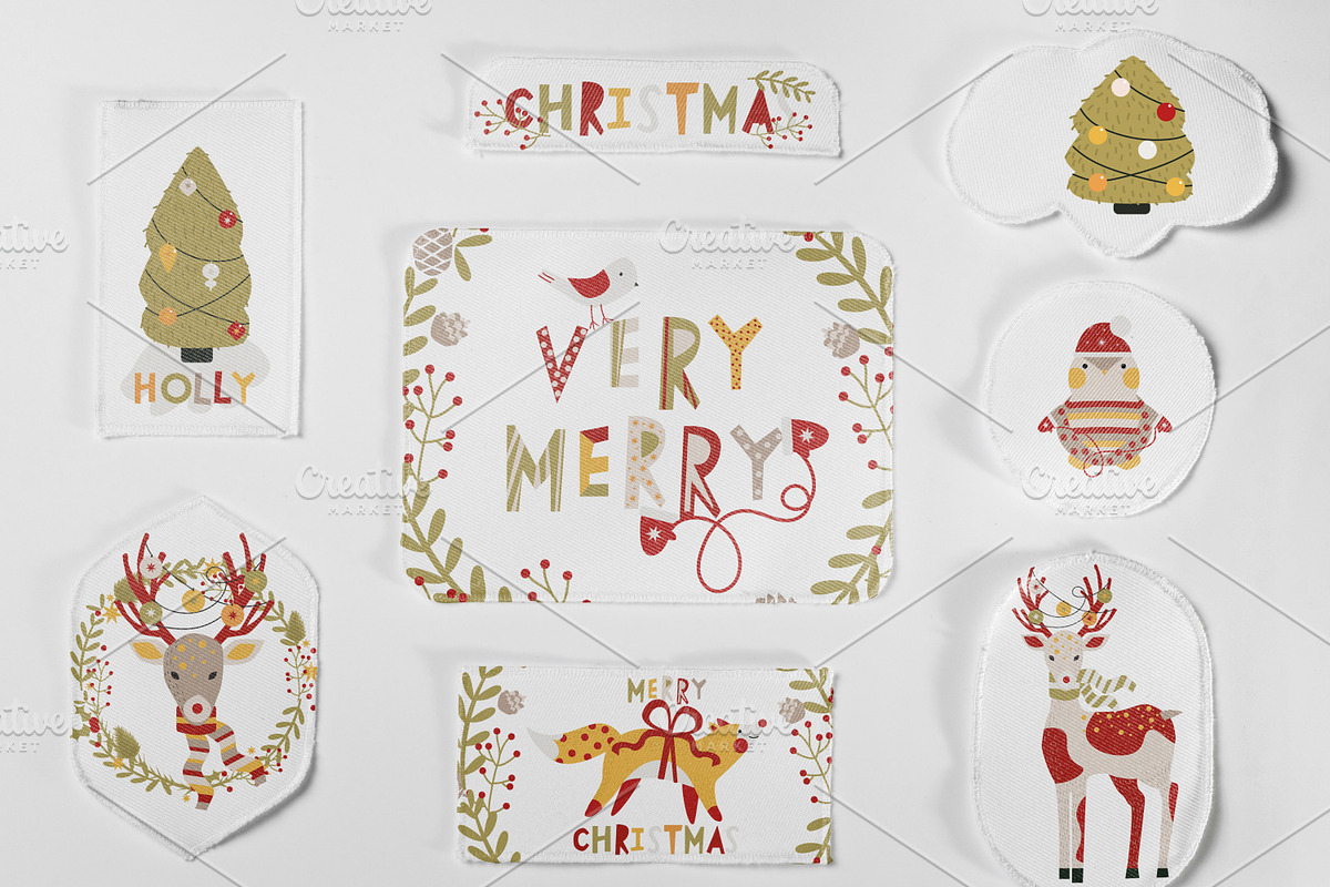 Very merry. Xmas patterns, a Pattern Graphic by Lineli (Photo 6 of 11)