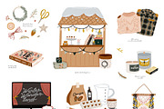 Cute Christmas & New Year BUNDLE, a Seasonal Illustration by Ruslana Lubenets (Thumbnail 9 of 104)