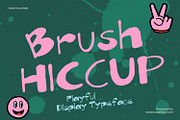 Brush Hiccup Font, a Handwritten Font by Handmadefont (Thumbnail 1 of 20)