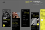 NEURO - Creative Agency Web UI Kit, a Landing Page Template by neuwebz (Thumbnail 2 of 4)