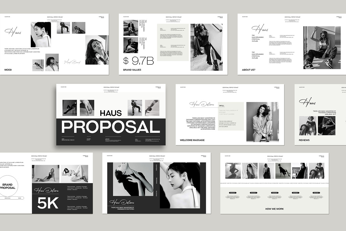 HAUS | Brand Proposal Presentation, a Presentation Template by Slide-Agency (Photo 5 of 11)