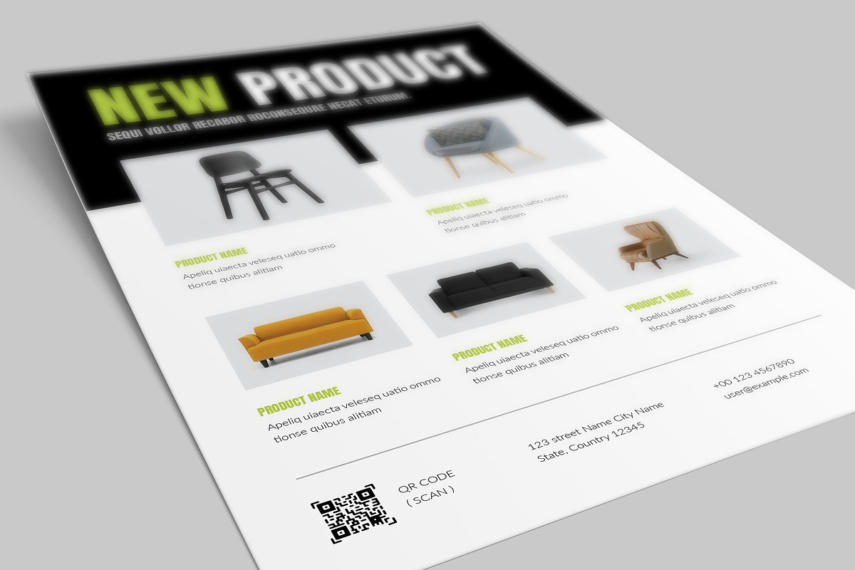 Product Catalog Flyer Template, a Flyer Template by Spark_Creative (Photo 4 of 5)