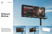Billboard Poster Street Mockup, an Advertising Mockup by Amigos__46 (Thumbnail 1 of 4)