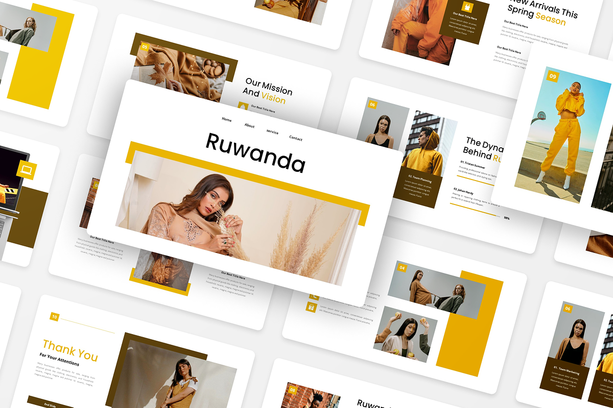 Ruwanda - Fashion Google Slide, a Presentation Template by Annora Studio (Photo 5 of 5)