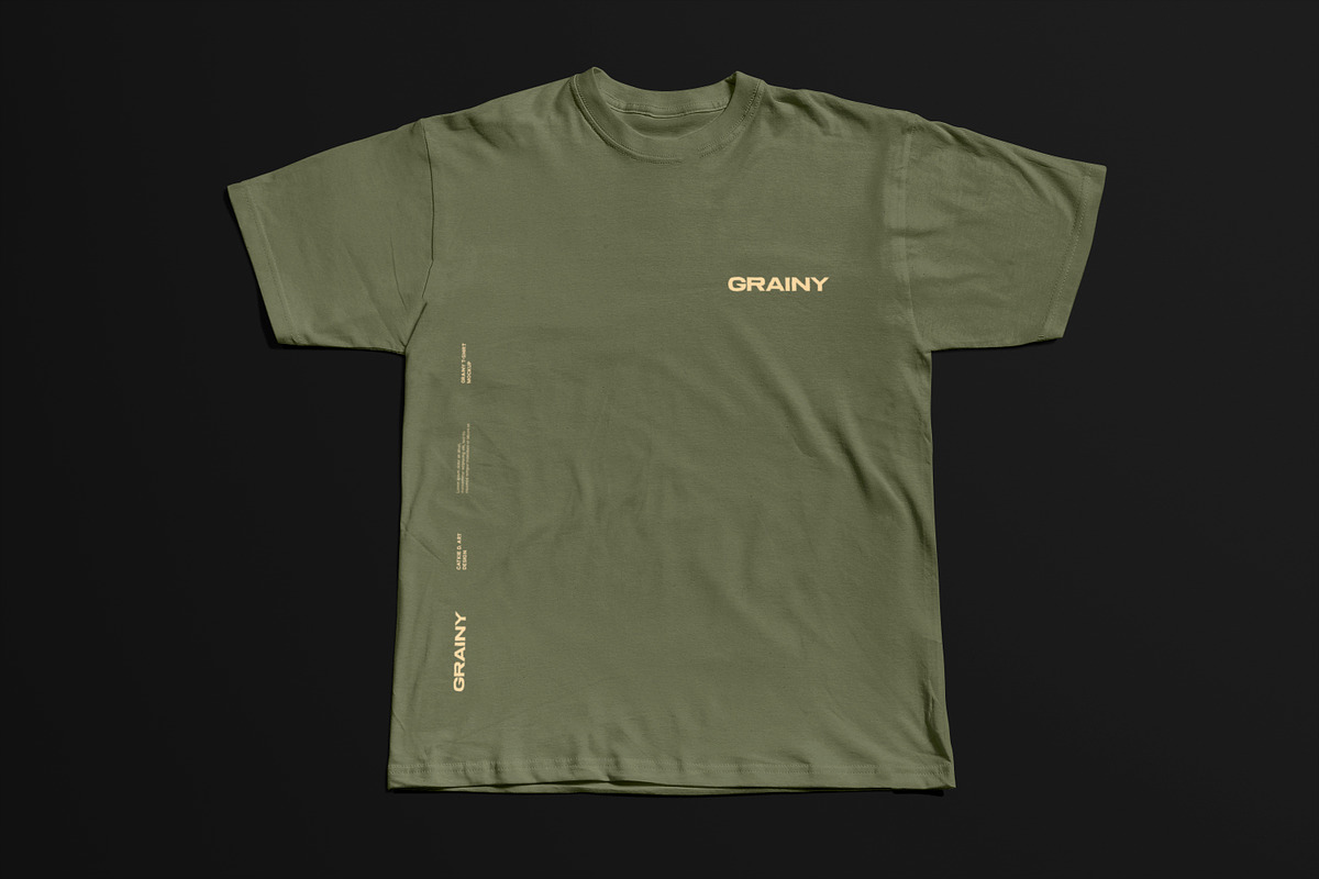 GRAINY T-Shirt Mockup Kit VOL2, a Shirt Mockup by Catkie - Digital Art (Photo 5 of 10)