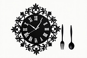 Vintage Wall Clock Victorian design, an Illustration by Amazin_art (Thumbnail 8 of 21)