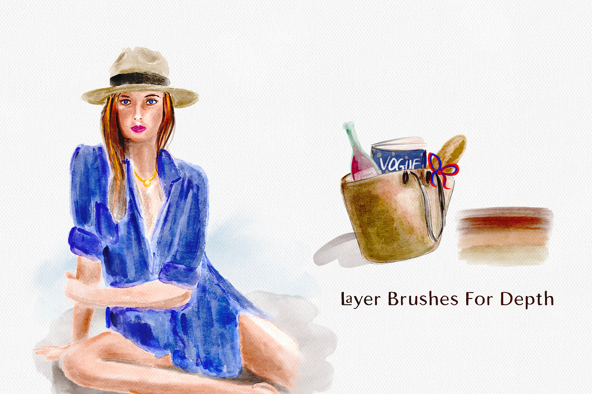 Artsy Gouache for Procreate, a Brush Add-On by Sofydoll Designs (Photo 5 of 8)