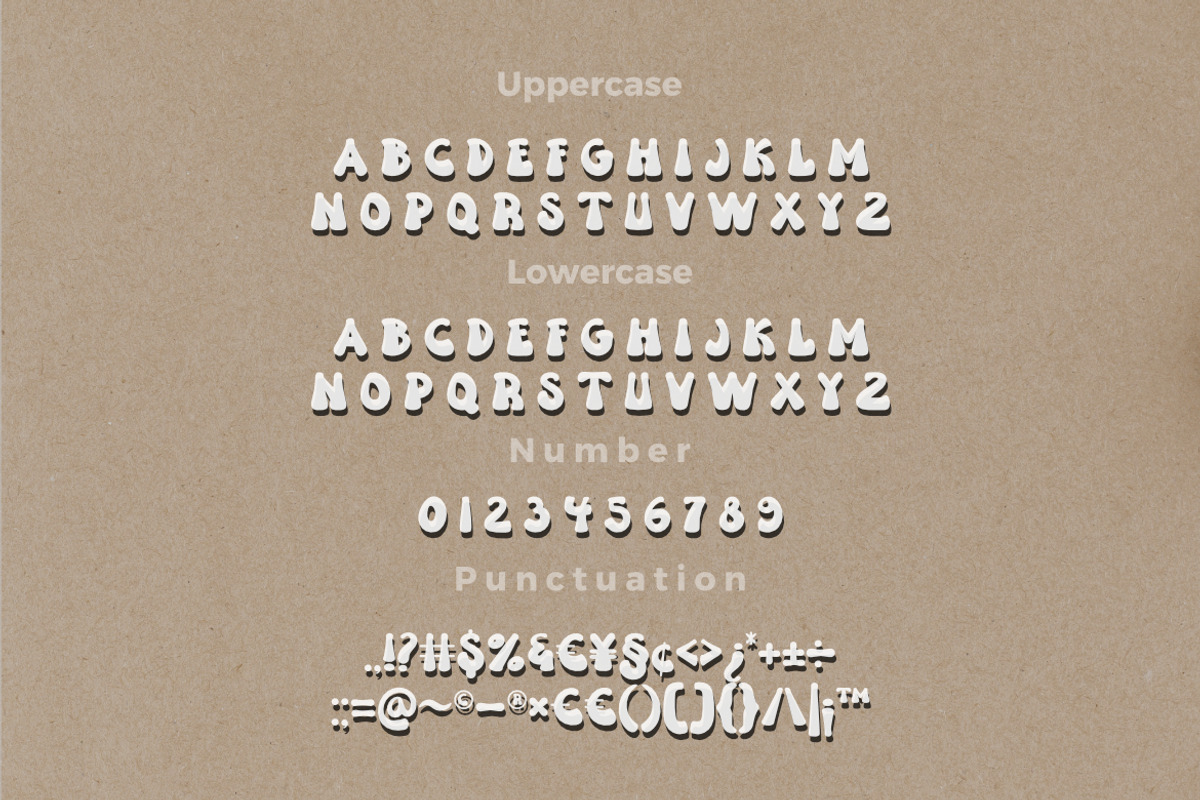 Coowel Groovy Retro font, a Serif Font by Bayuktx (Photo 3 of 5)