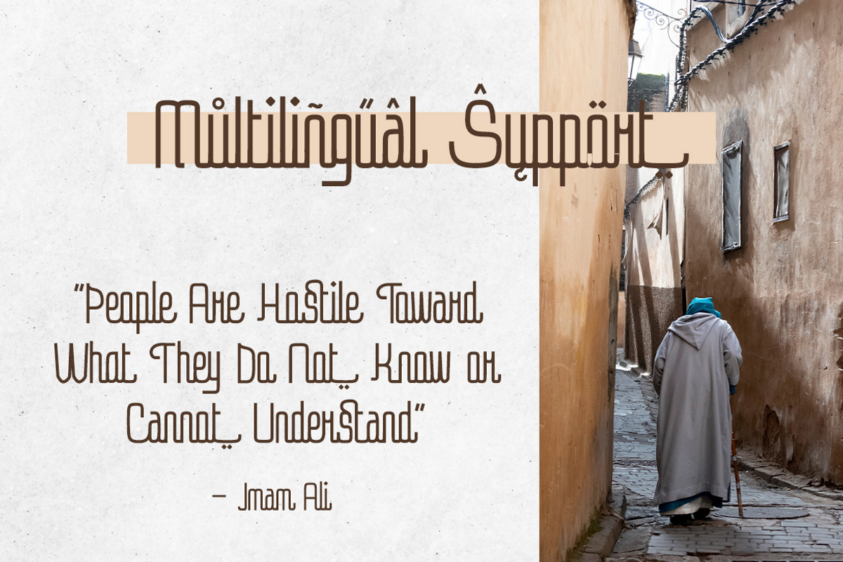 Amal Baik - Arabic Font Style, a Script Font by Typefactoryco (Photo 8 of 9)