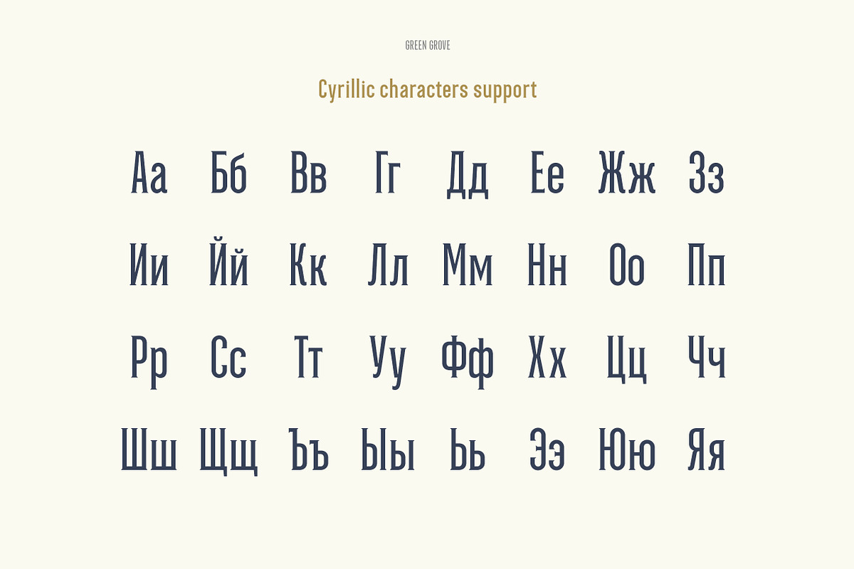 Green Grove // 3 fonts preview 4
