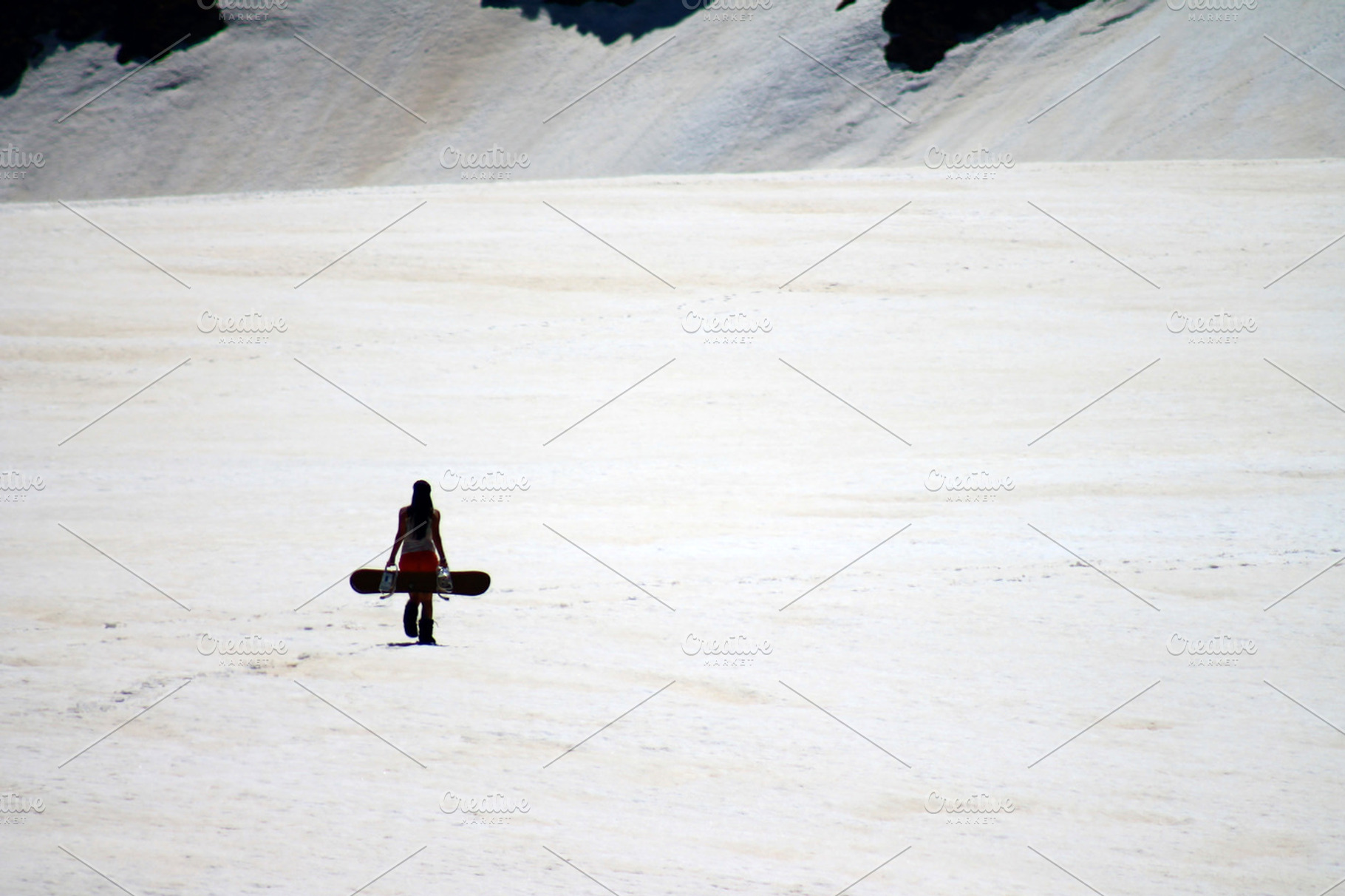 Spring snowboarding featuring snowboard, snowboarding, and snowboarder, a Sports & Recreation Photo by VIBE Collective