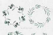 Watercolor Olives, an Illustration by Maria's little shop (Thumbnail 3 of 7)