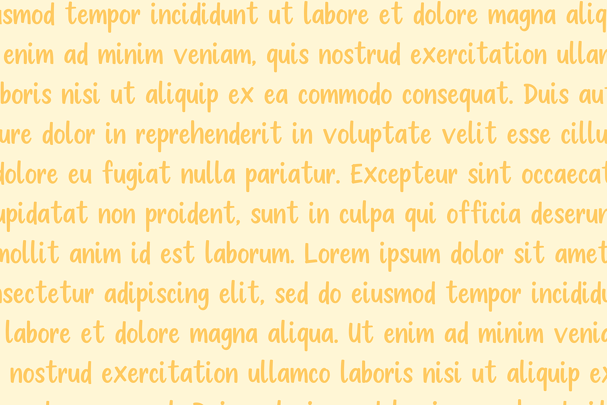 Lemon Cupcake Font – Handwritten San, a Sans Serif Font by Dottie Digitals (Photo 2 of 3)