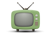 Retro TV Vector Illustrations, an Object Graphic by Gomolach (Thumbnail 9 of 9)