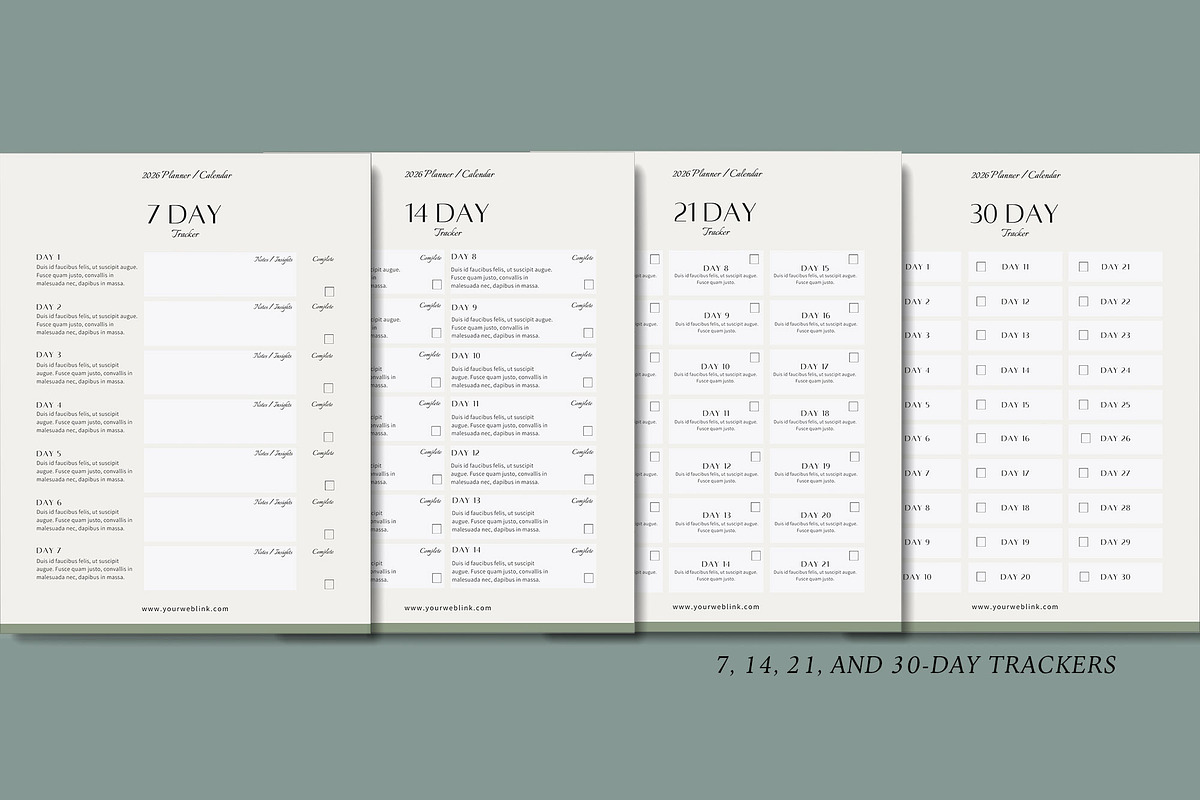 2026 Canva Planner & Calendar kit, a Magazine Template by 3.14&Co (Photo 7 of 10)