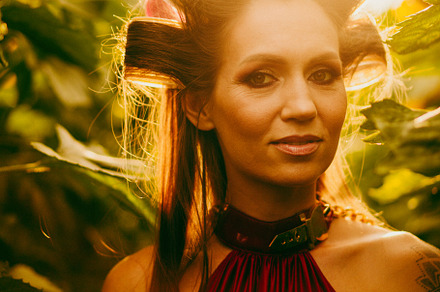 Young beautiful woman