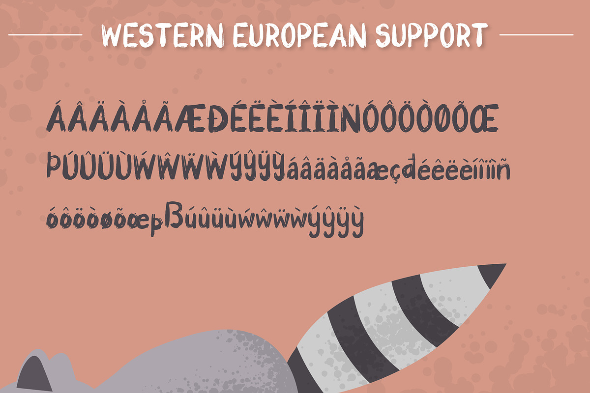 Trash Panda Font preview 5