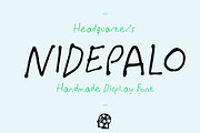 Nidepalo, a Handwritten Font by Headquarters (Thumbnail 1 of 3)