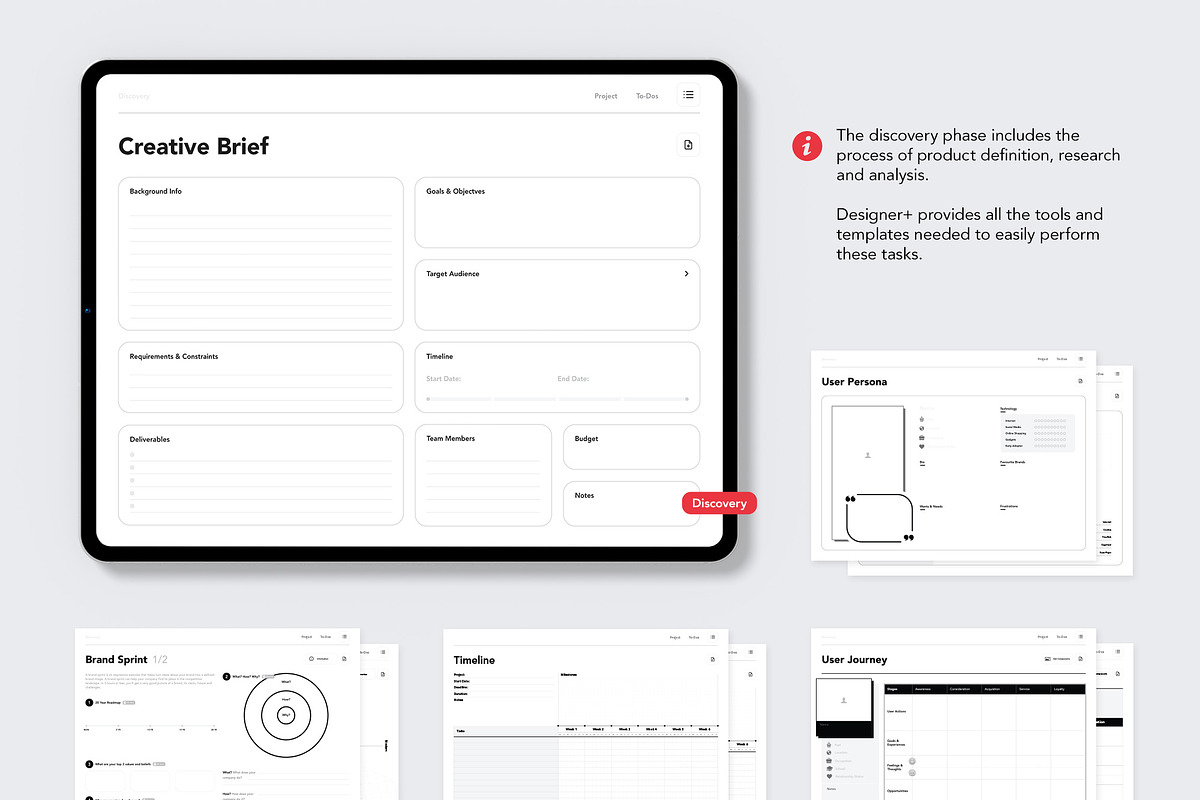 Designer+ Digital Workbook & Planner, a Presentation Template by Bichin (Photo 5 of 10)