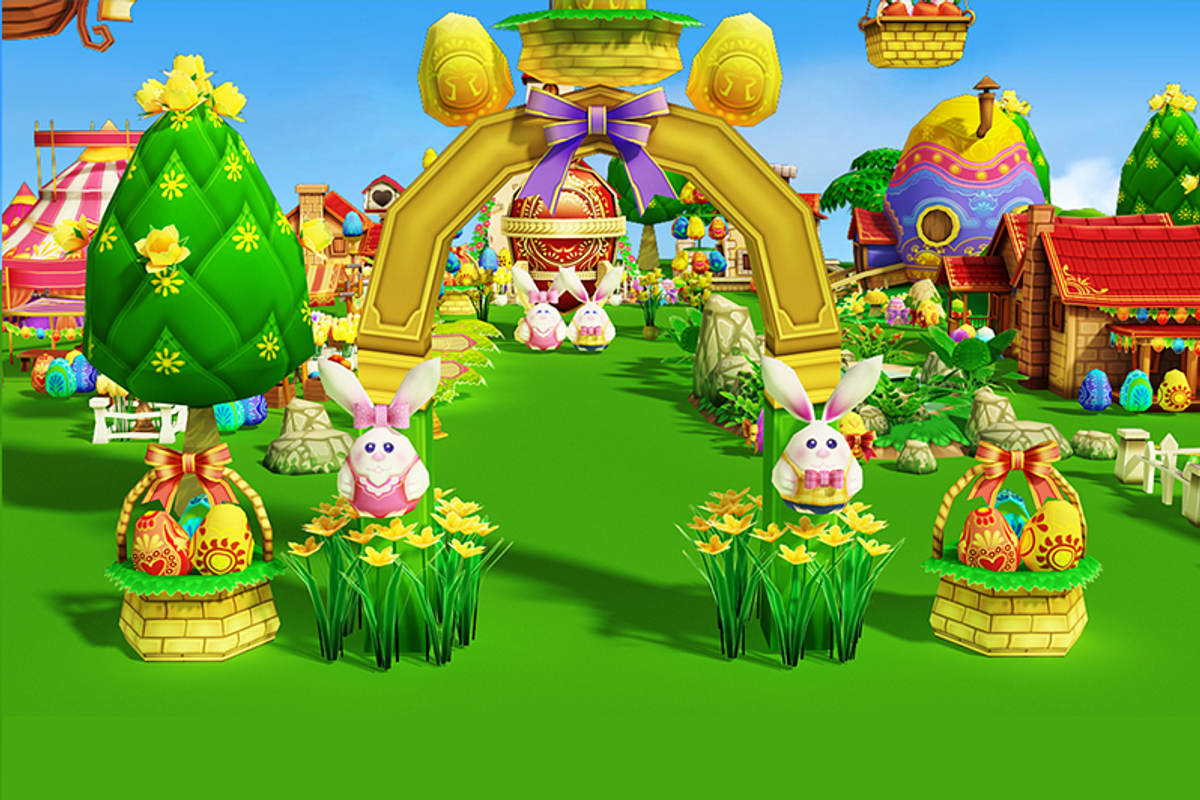 Cartoon Easter Village, an Environmental 3D Model by Souchenki (Photo 7 of 31)