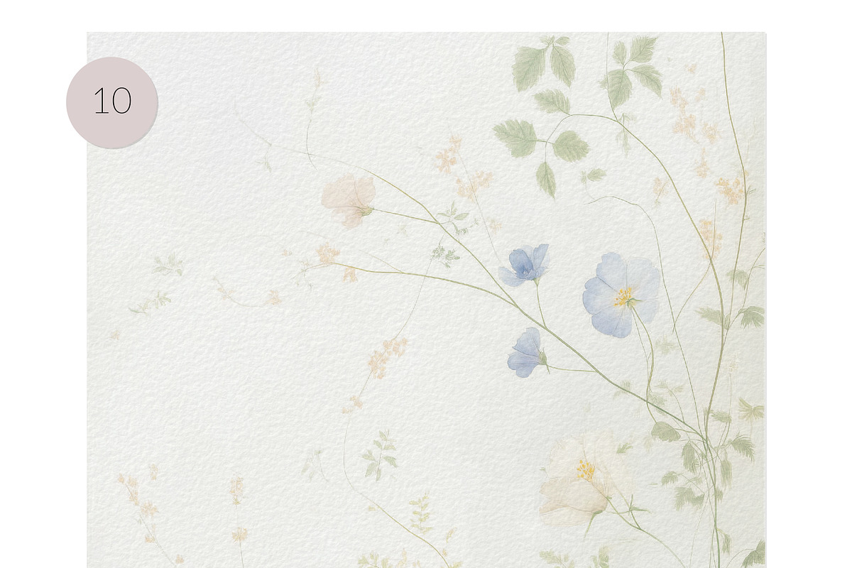 Wildflower Background Collection, a Background Graphic by Anna Sokol (Photo 5 of 7)