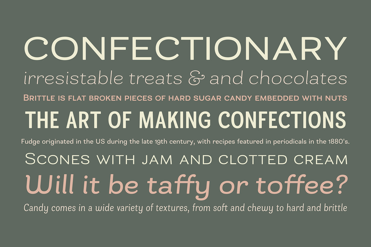 Bakewell Complete Family, a Sans Serif Font by Kimmy Design (Photo 3 of 14)