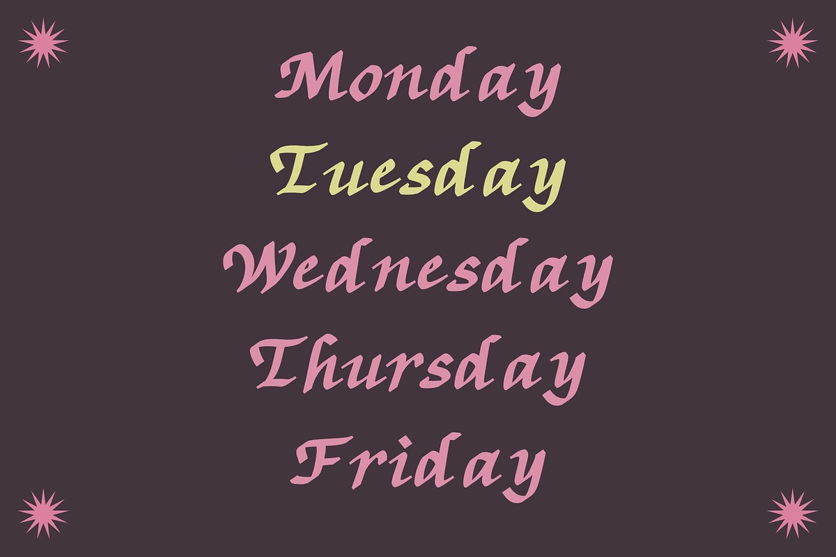 Tuesday Display Italic, a Handwritten Font by Eryn Rose Design (Photo 6 of 9)