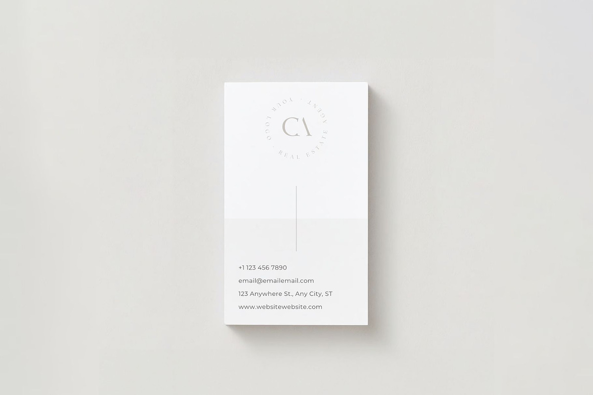 Real Estate Business Card Vertical, a Branding & Logo Template by EstateElements (Photo 6 of 8)