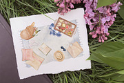 Picnic Time - Illustrations Set, a Food Illustration by Julia M. Watercolor (Thumbnail 10 of 16)