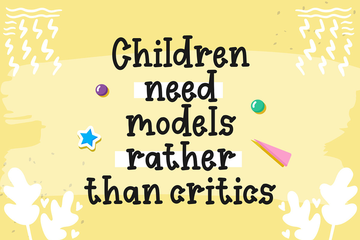 Kidsfun - Cute Slab Serif Font, a Slab Serif Font by Balpirick Studio (Photo 3 of 7)