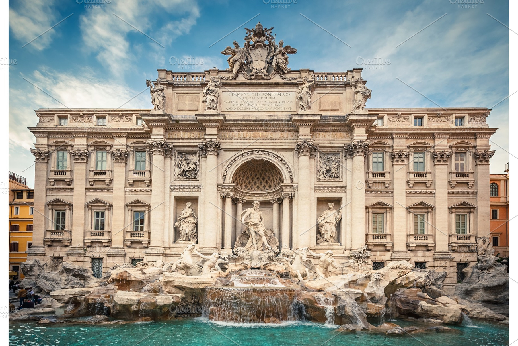Fountain di trevi featuring rome, fountain, and trevi, an Architecture Photo by sborisov