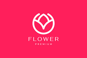 flower buds plant feminine  logo, a Branding & Logo Template by devastd