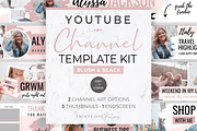 Youtube Channel Kit for Canva, a Social Media Template by Thirty One Palms Studio (Thumbnail 1 of 7)