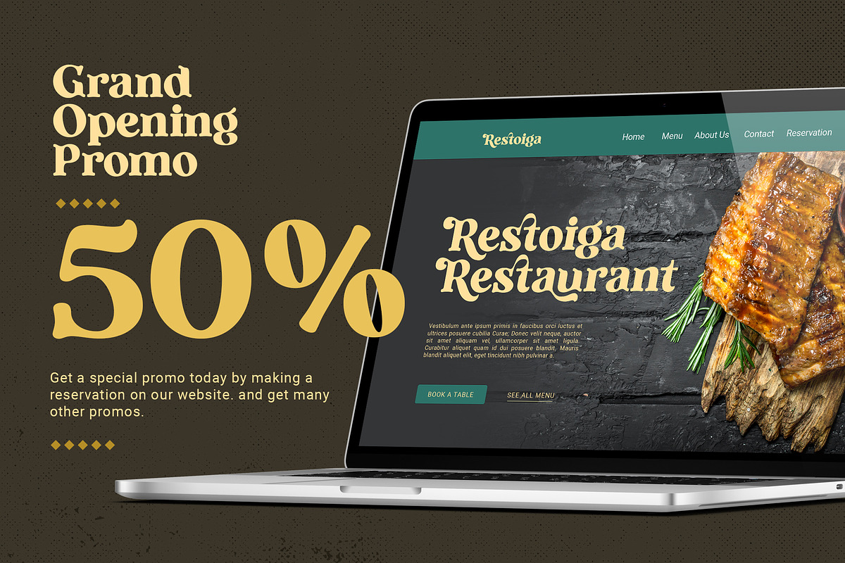 Ropers - Bold Serif Typeface, a Serif Font by Ardyanatypes (Photo 9 of 12)