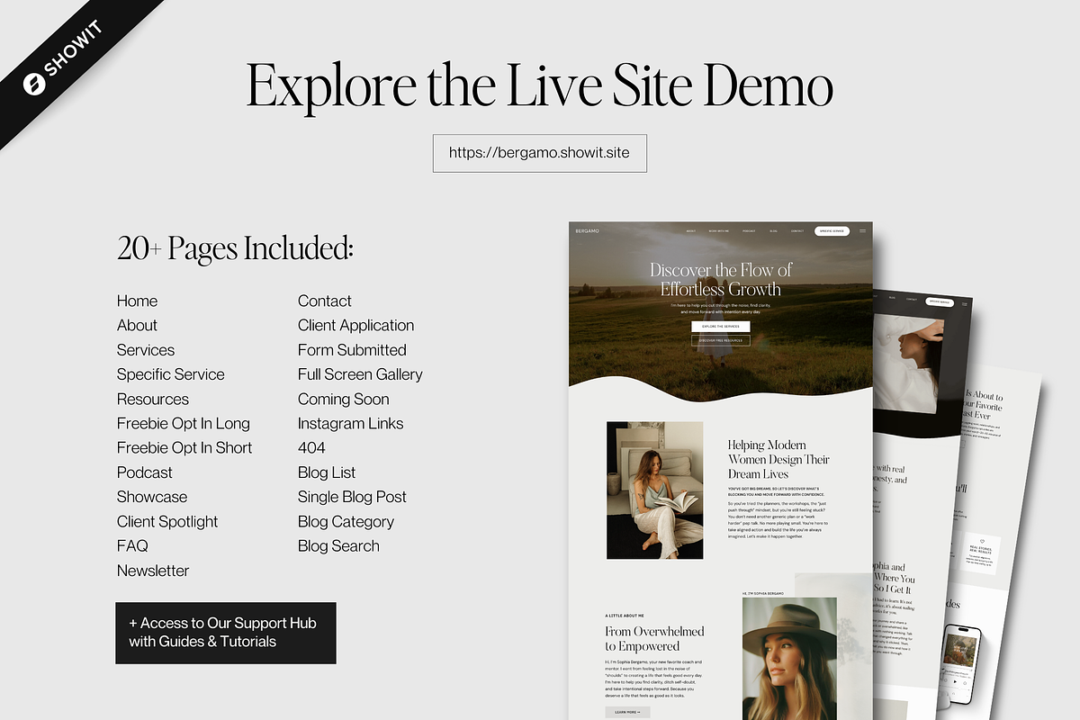 Showit Website Template | Bergamo, a Websites & App Template by Designorina (Photo 5 of 10)